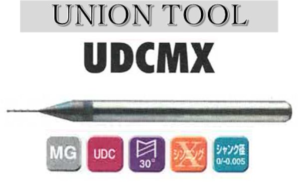 ACENET ユニオンツール硬脆材加工用ドリル【UDCMX】